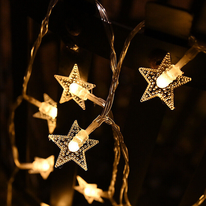 Star and Snowflake LED Lights