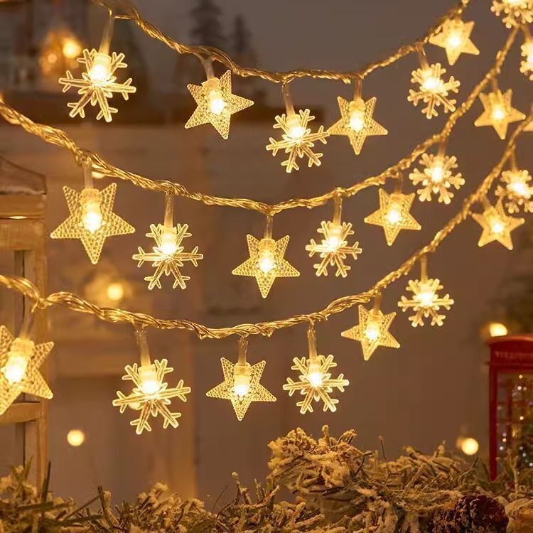 Star and Snowflake LED Lights