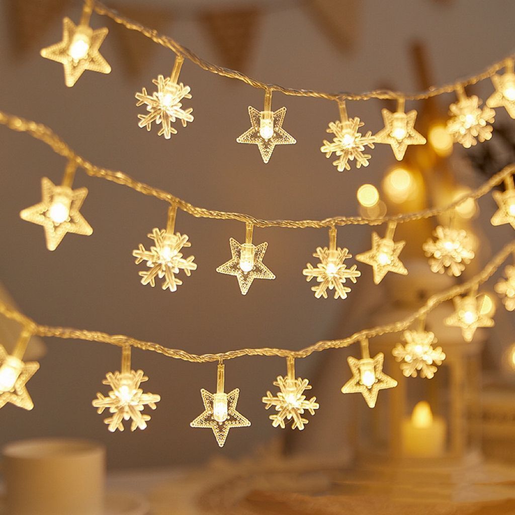 Star and Snowflake LED Lights